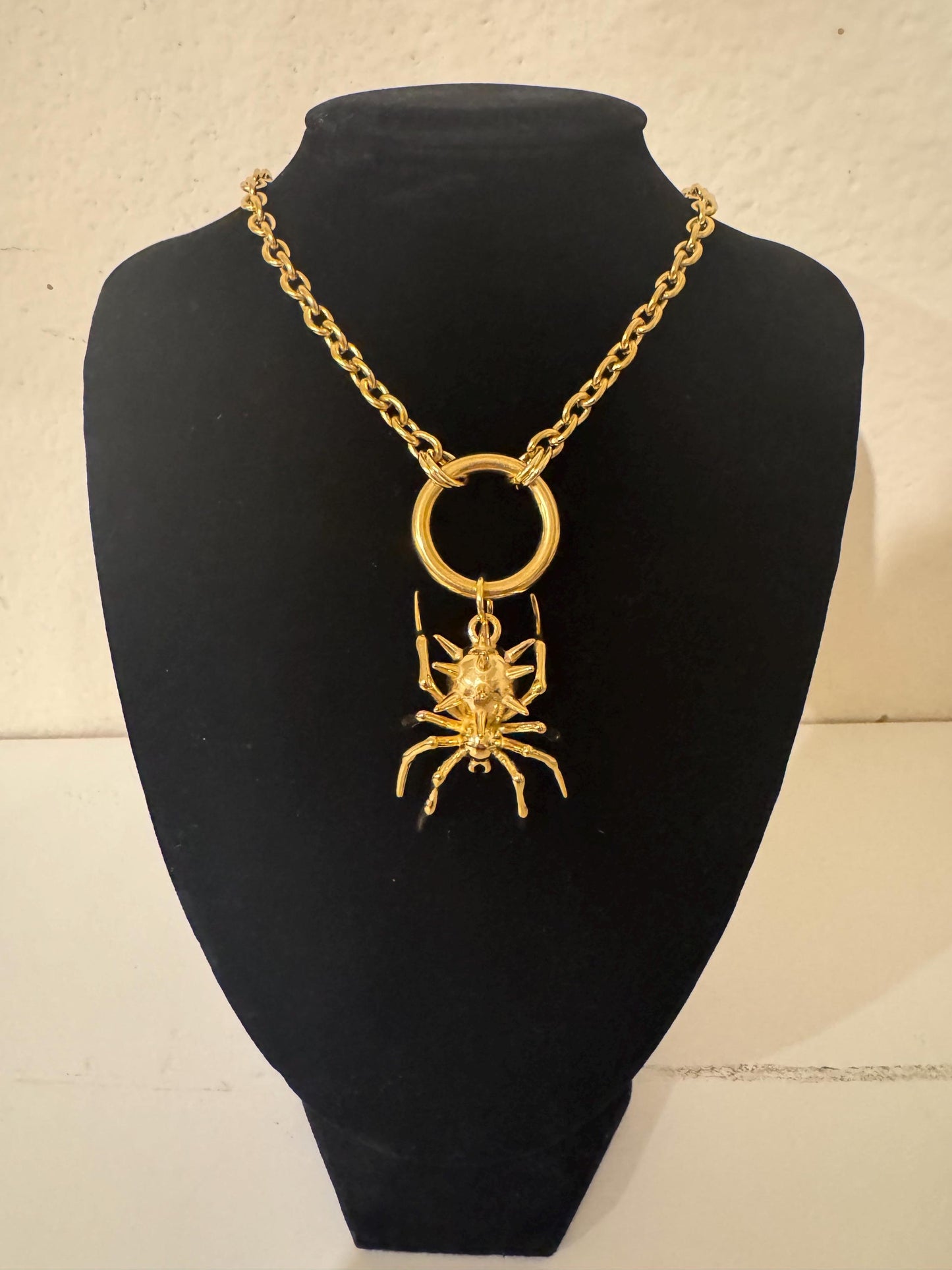 Gold Spiked Spider chain