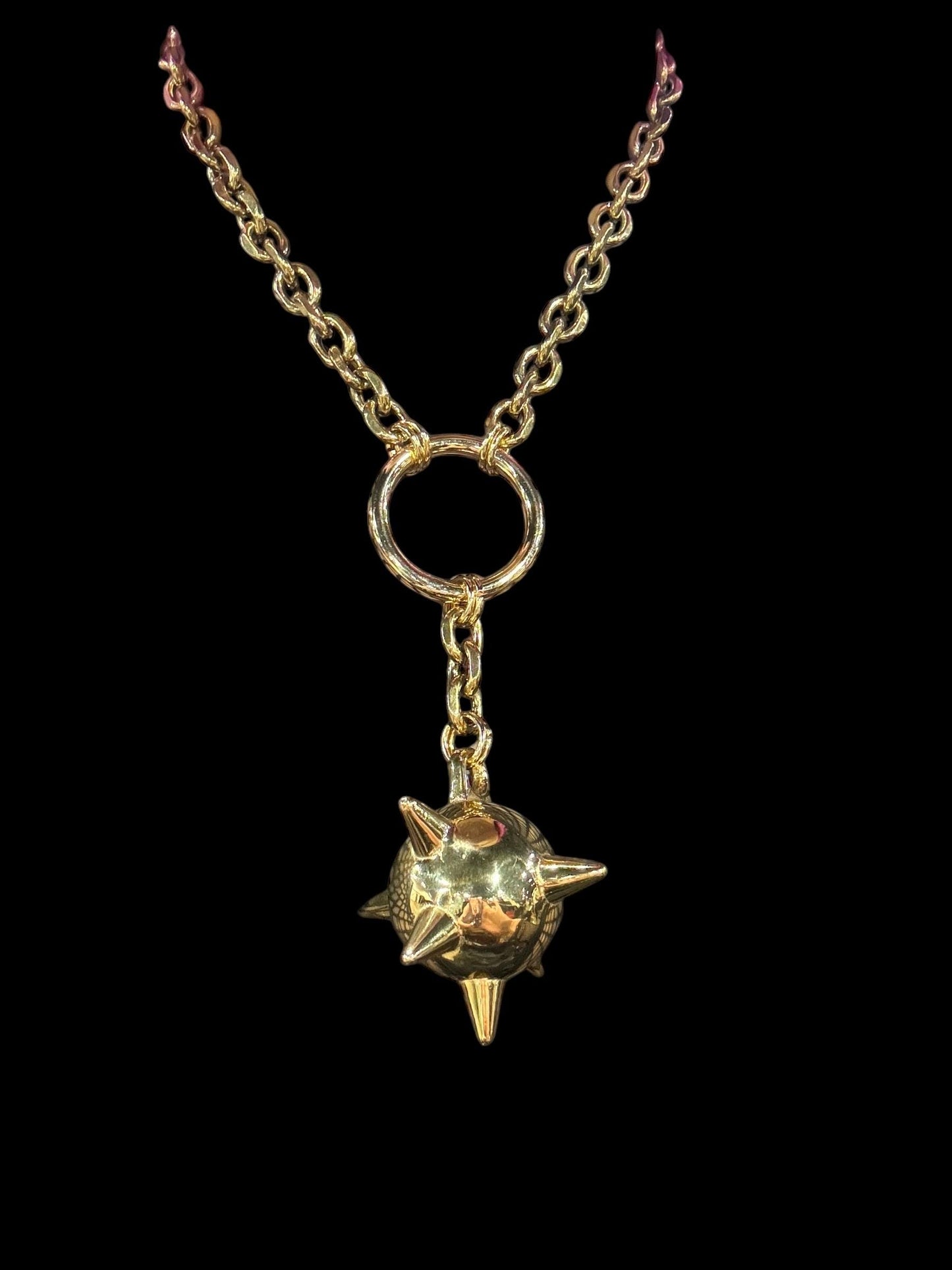 Largest Gold flail mace chain