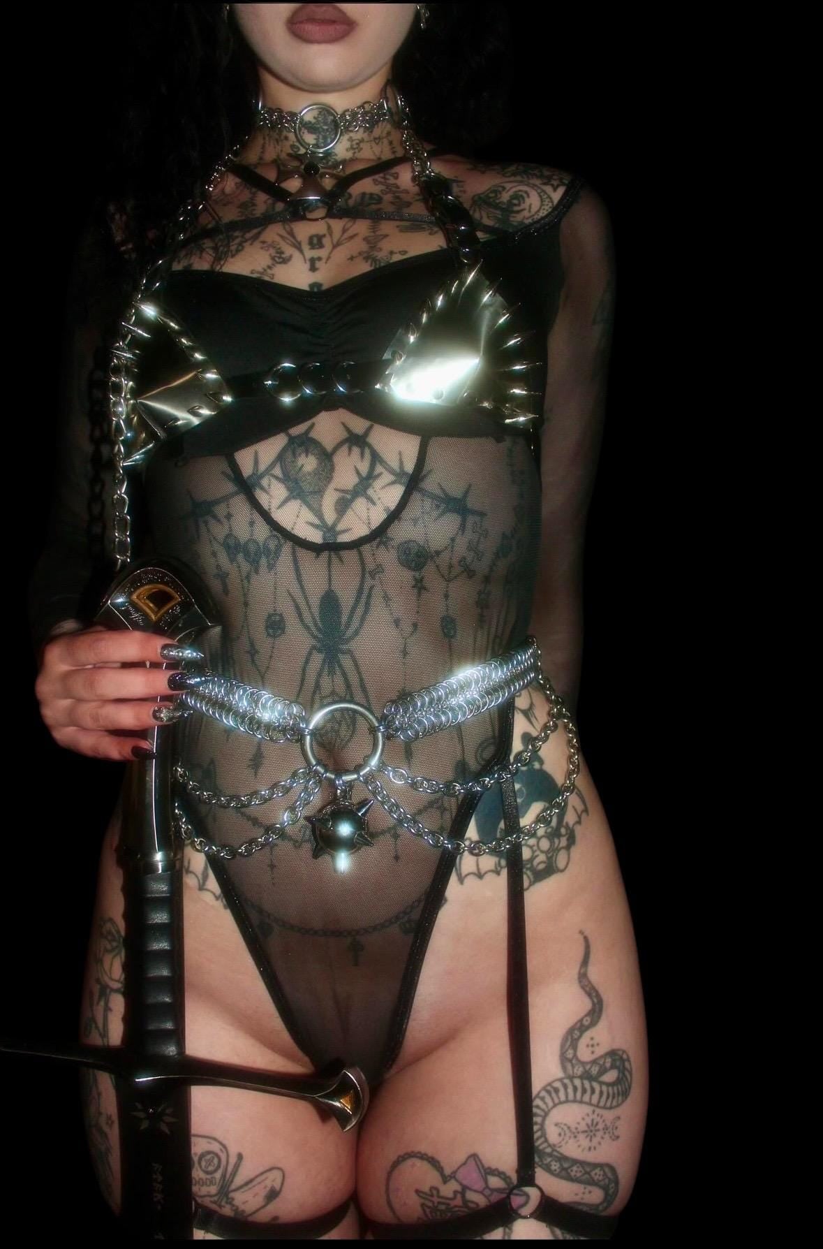 Chainmail flail belt