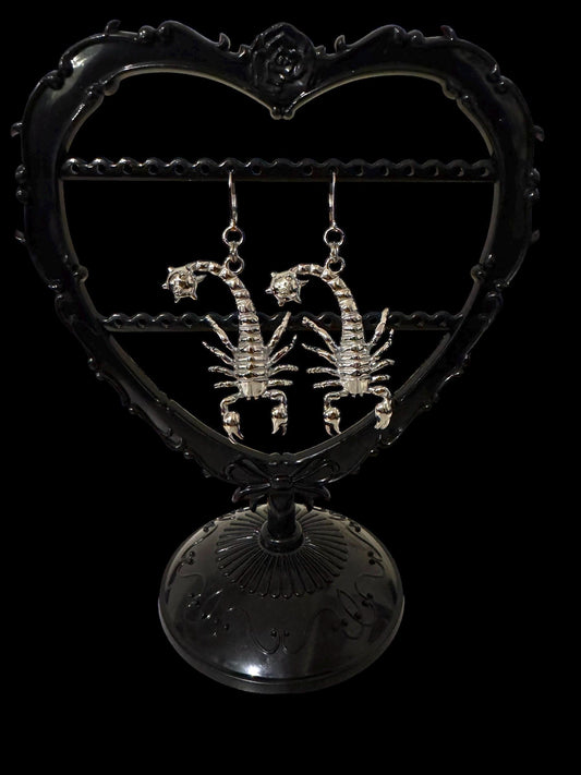 Scorpion flail earrings