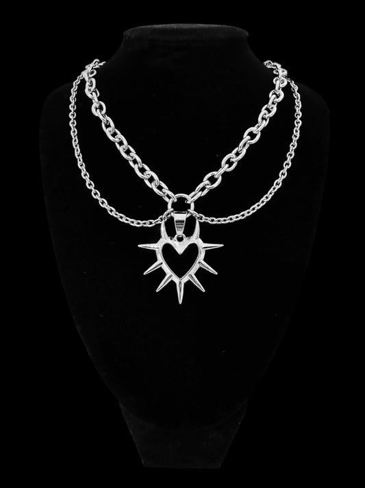 Spikey Heart chain