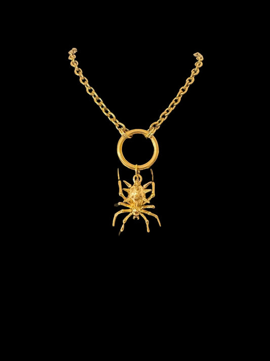 Gold Spiked Spider chain