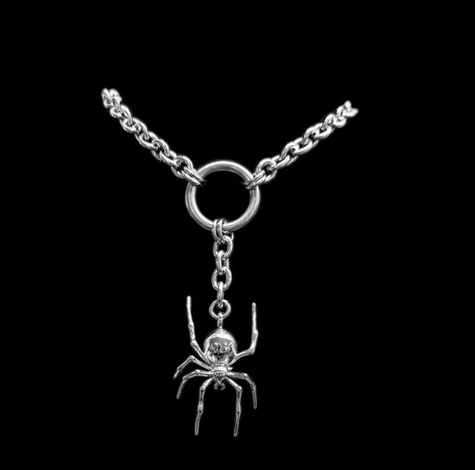 Spider o-ring necklace