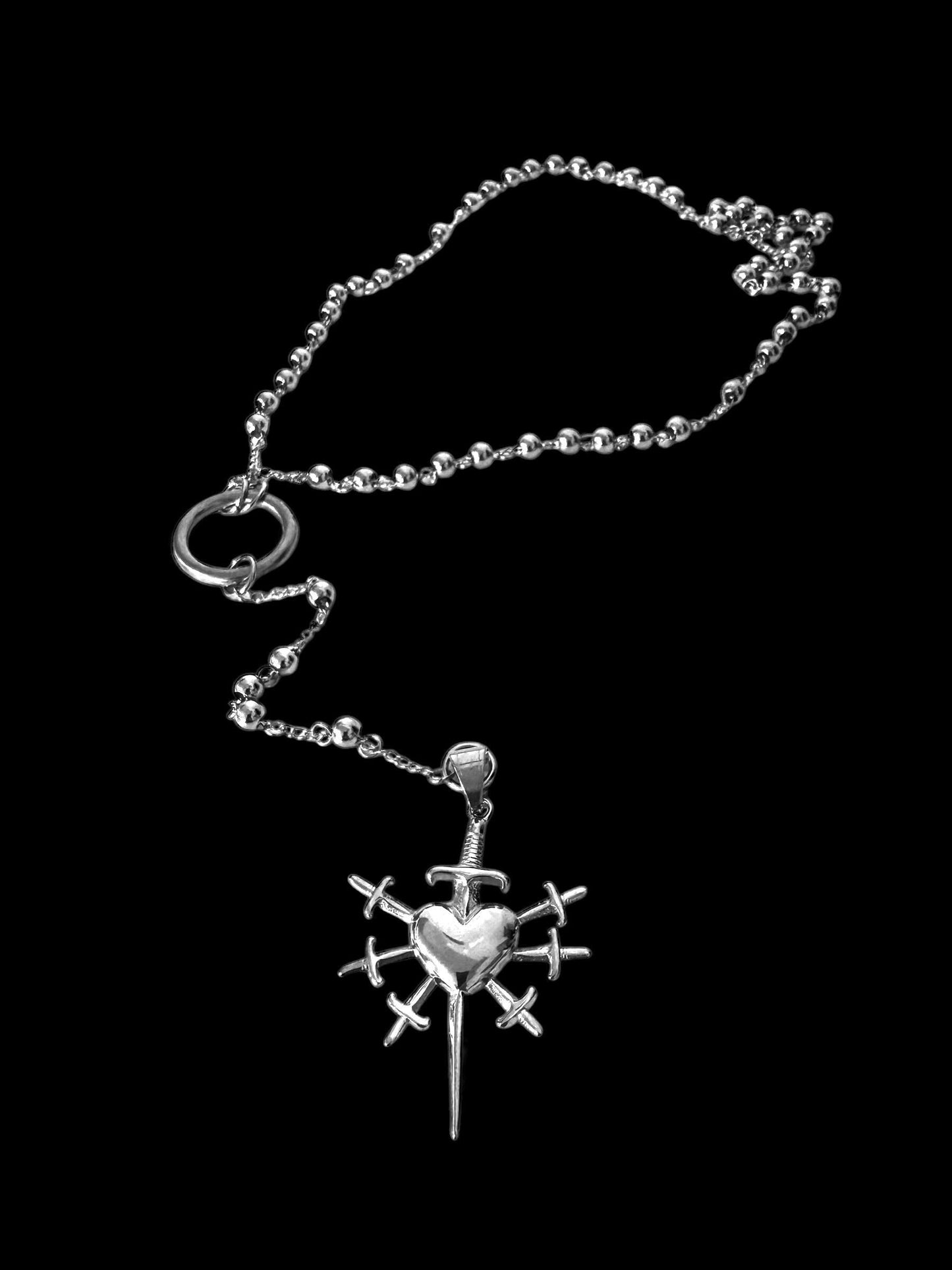 Dagger heart rosary