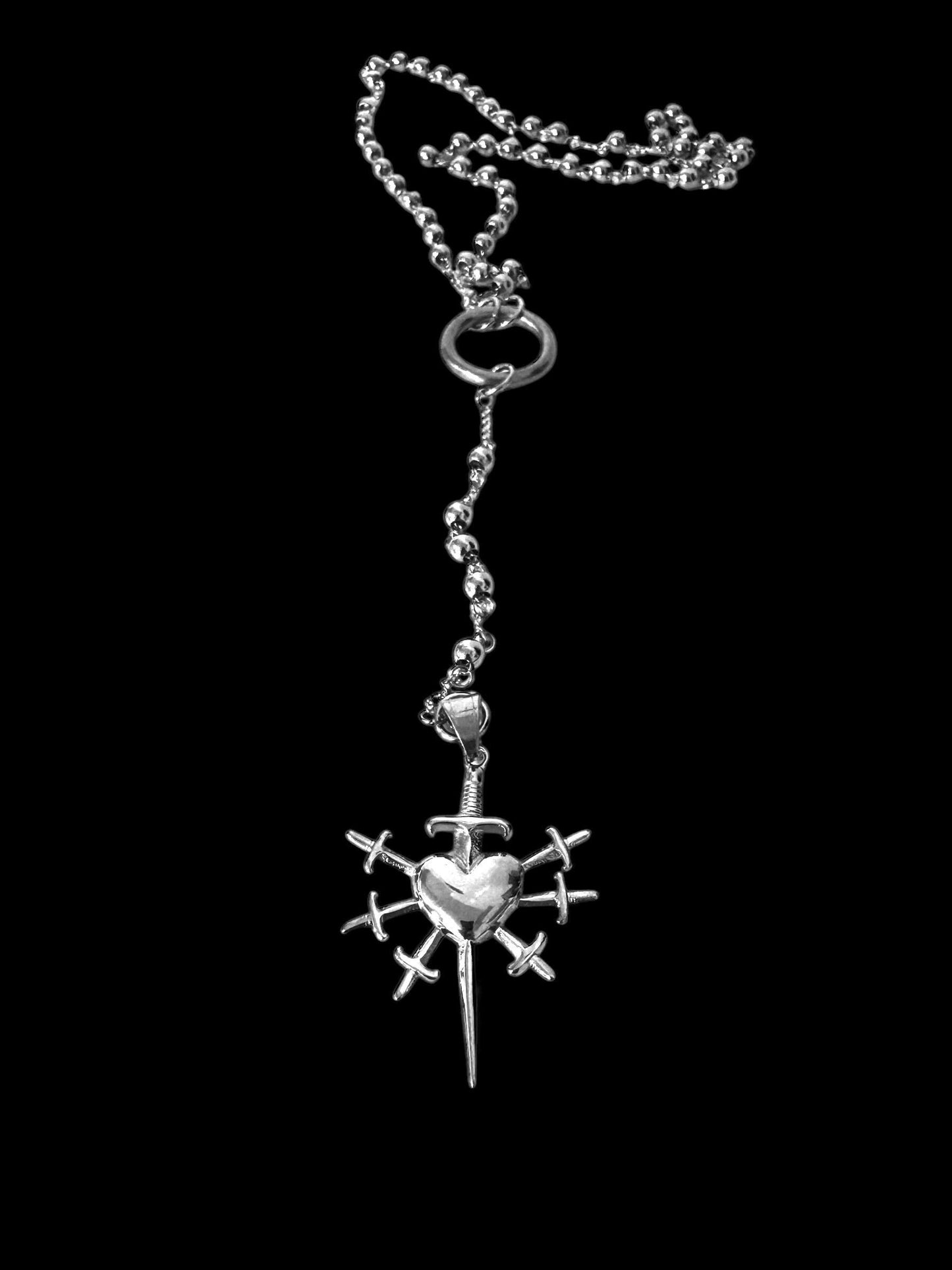 Dagger heart rosary