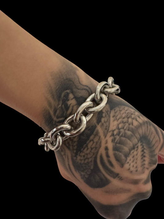 Chunky cable chain bracelet